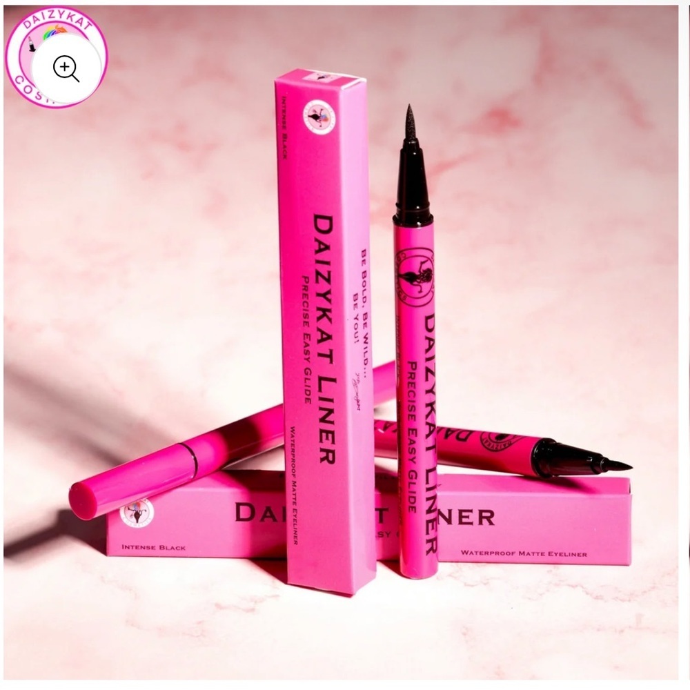 Daizykat‎ Liner Intense Black Waterproof Matte Eyeliner Felt Tip Pen NIB Vegan